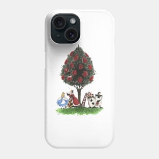 Alice and the Queen Phone Case