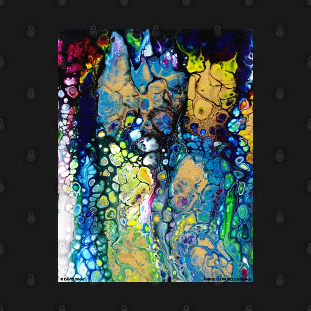 Colorful Abstract Oil Painting Artist Novelty Gift by Airbrush World