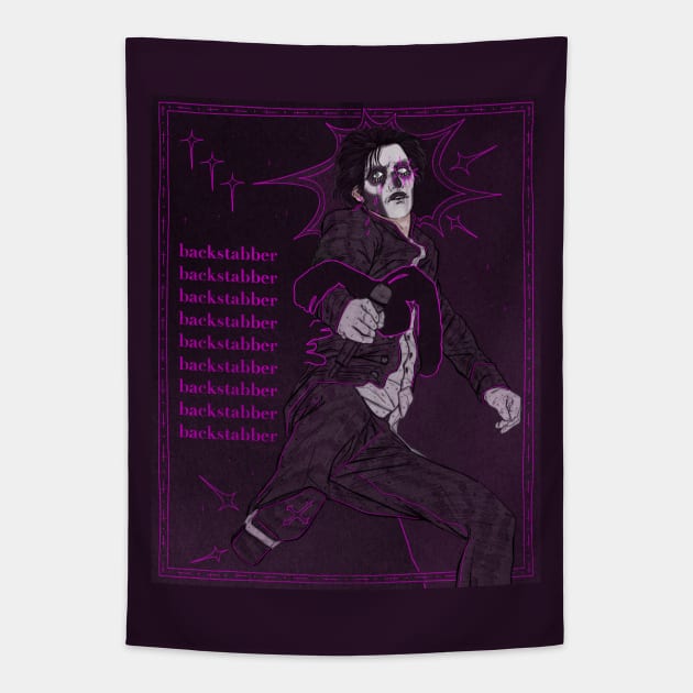 backstabber Ghost Band Tapestry TeePublic