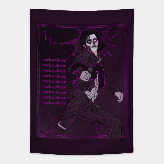 backstabber Tapestry by plasticlamb