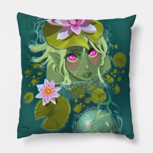 Lilypad Mermaid Pillow