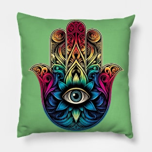 Hamsa Hand Pillow