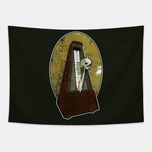 SKULL METRONOME Tapestry