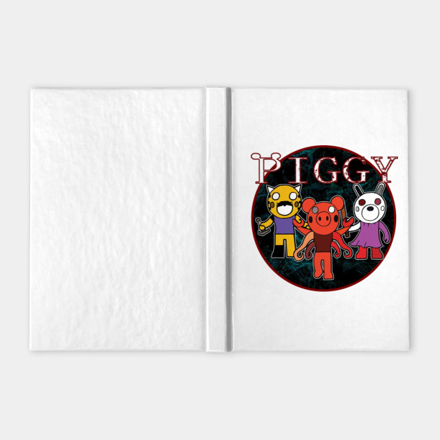 Piggy Roblox Roblox Game Roblox Characters Roblox Piggy Notebook Teepublic - crest roblox