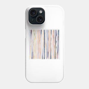 pastel abstract striped pattern Phone Case