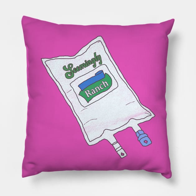 Seemingly Ranch IV Pillow by karutees