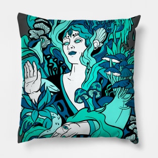 Mushroom Goddess Pillow