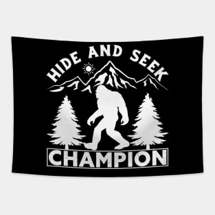 Bigfoot Hide And Seek World Champion Tapestry