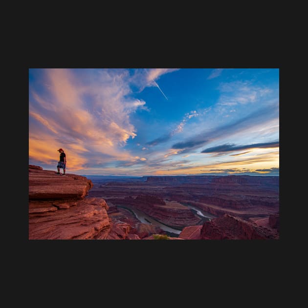 Sunset at Dead Horse Point by Ckauzmann