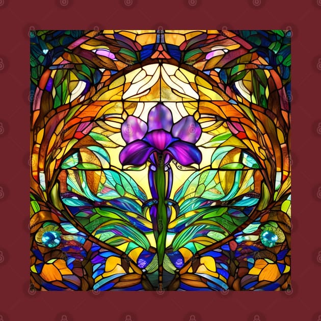 Stained Glass Lily by Chance Two Designs