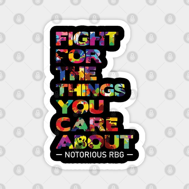 notorious rbg - rbg - ruth bader ginsburg - feminist - womens rights - notorious rbg - feminism - notorious - equal rights - social justice - ruth Magnet by artdise