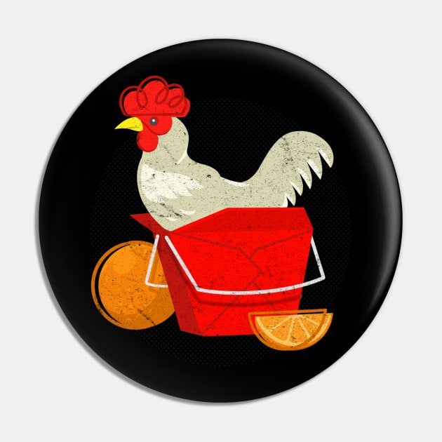 Orange Chicken Pin by Tyson Cole