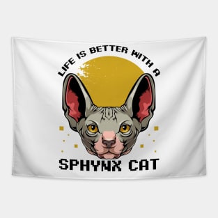 Sphynx Cat Tapestry