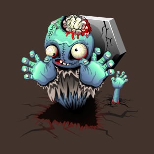 Zombie Monster Cartoon T-Shirt