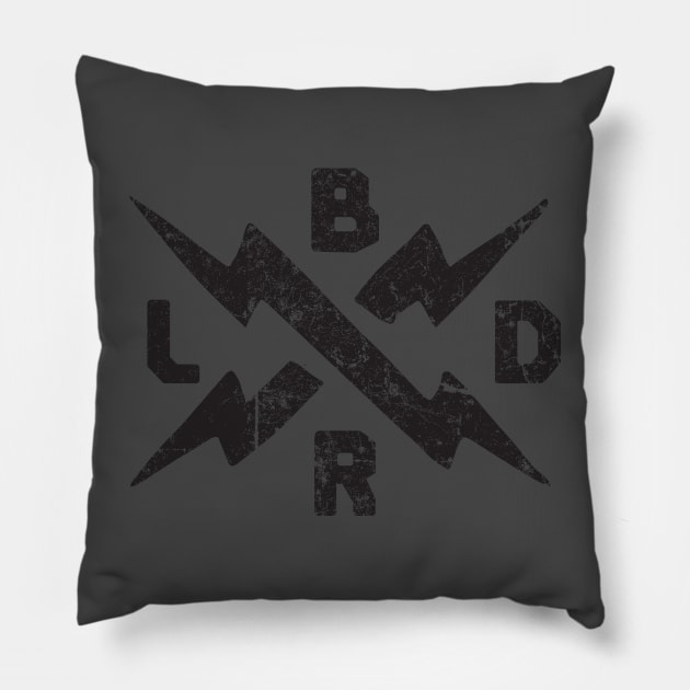 B | L | D | R Pillow by MindsparkCreative