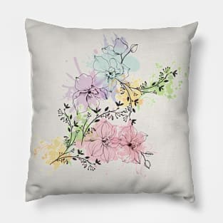 FLOWER ART. Pillow