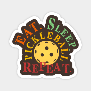 EAT SLEEP PICKLEBALL REPEAT LOVER FUNNY QUOTE GIFT Magnet