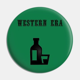 Western Era - Whiskey Bottle and Glass Pin