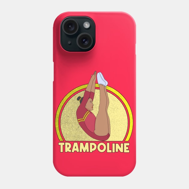 Trampoline Gymnastics Phone Case by DiegoCarvalho