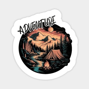 Mountain Adventure Magnet