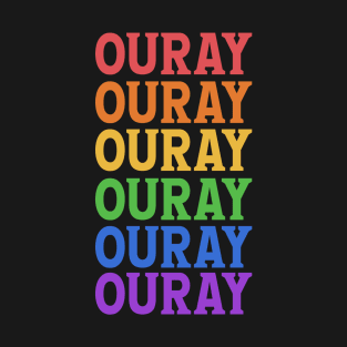 OURAY RAINBOW TYPOGRAPHY T-Shirt