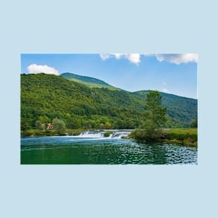 Lohovo Slapovi Waterfall in Bosnia T-Shirt