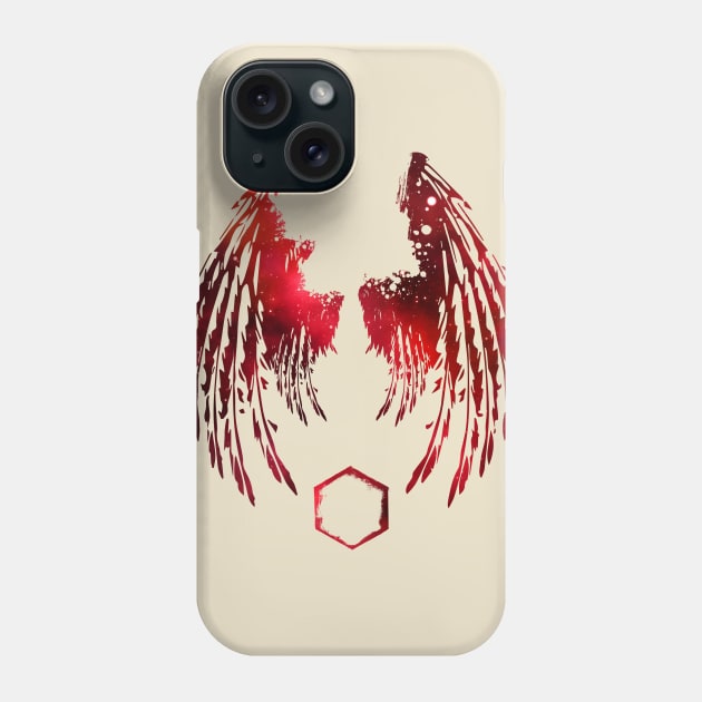 Red Cosmos - Wings Phone Case by Scailaret