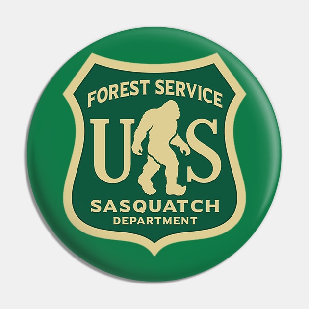 Bigfoot Department - Forrest Service Pin by  The best hard hat stickers 