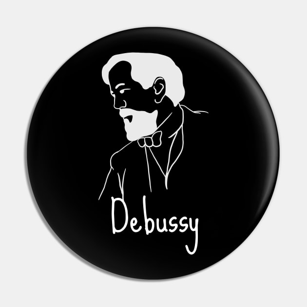 Debussy - French Classical Music Composer Pin by isstgeschichte