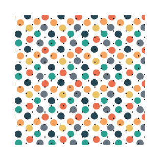 Colorful Polka Dots Seamless Pattern 022#002 T-Shirt