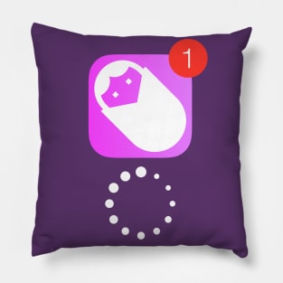 GIRL loading Pillow