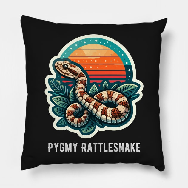 Pygmy Rattlesnake Pillow by dinokate