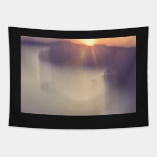 Sunset Abstract Tapestry