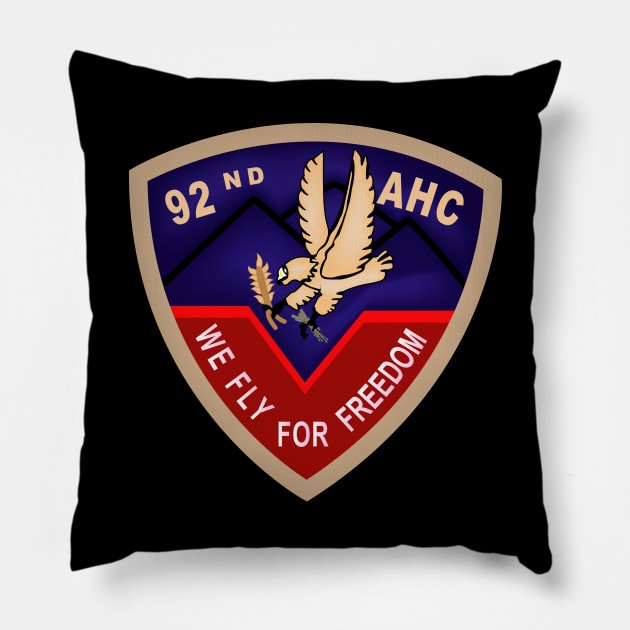 92nd Assault Helicopter Company - AHC Pillow by twix123844