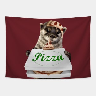 Pizza otter Tapestry