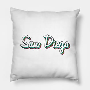 Retro San Diego Pillow