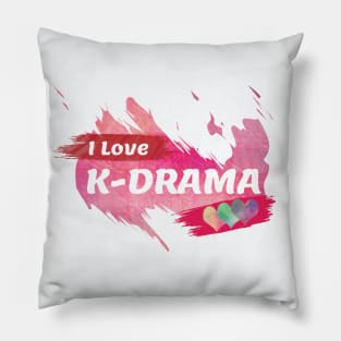 I Love K-Drama Pillow