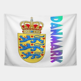 Danmark (Denmark) Coat of Arms Design Tapestry