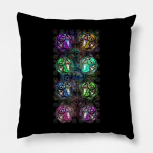 Neon water bears Pillow