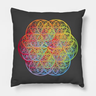 Colorful circles Pillow