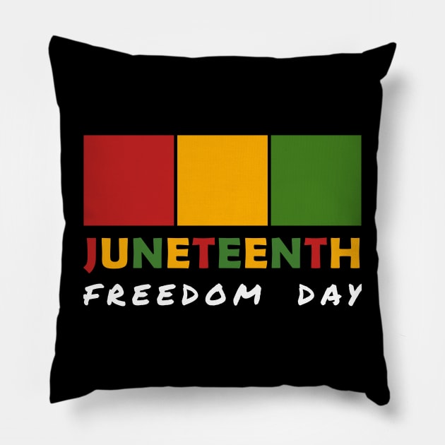 Juneteenth - Freedom Day Pillow by CottonGarb