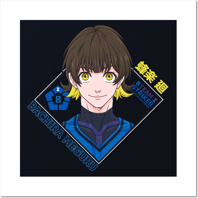 JIAHF Anime Poster Blue Lock Bachira Meguru Fanart Canvas Art