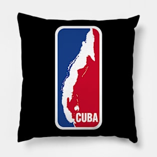 Cuban Basketball - Dark Color Options Pillow