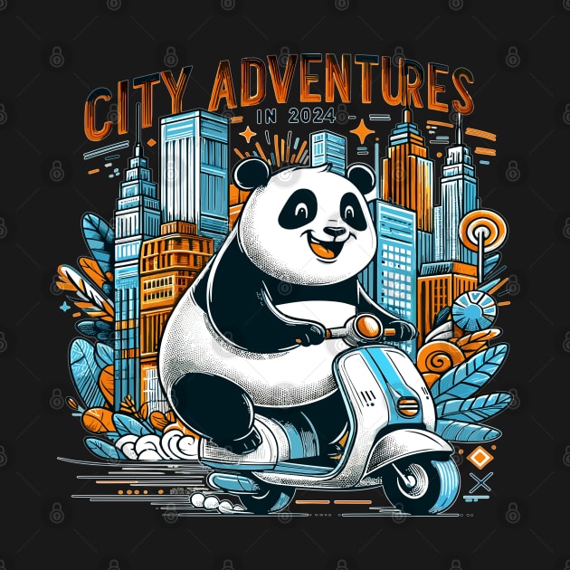 Pandas Urban Scooter Quest 2024 by maknatess