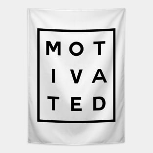 Motivated Boxed (Black) Tapestry