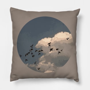 aesthetic sky Pillow