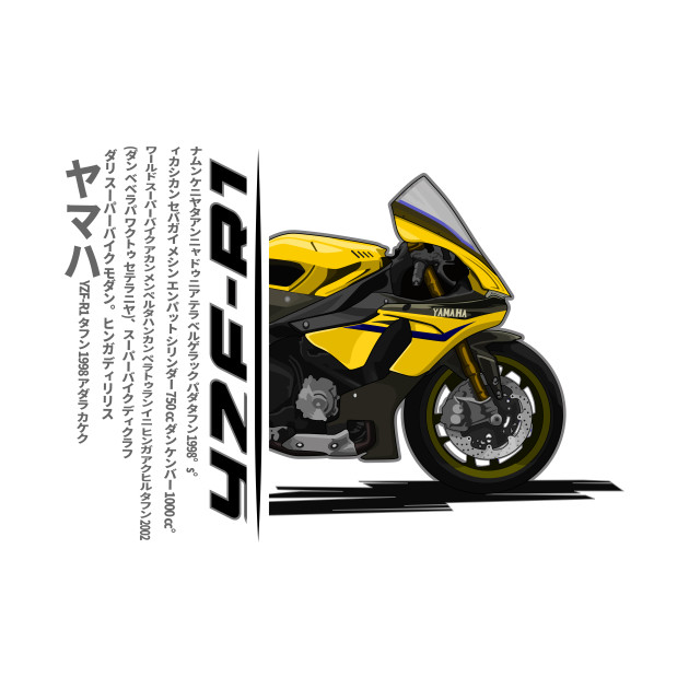 illustration yamaha r1 by move it