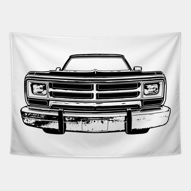 RamCharger Sketch Art Tapestry by DemangDesign