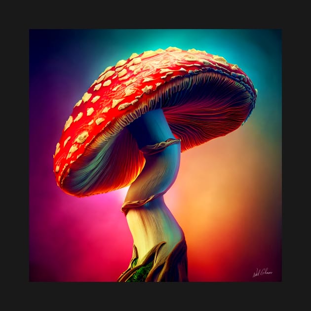 Mushroom Original Fantasy Art by NeilGlover