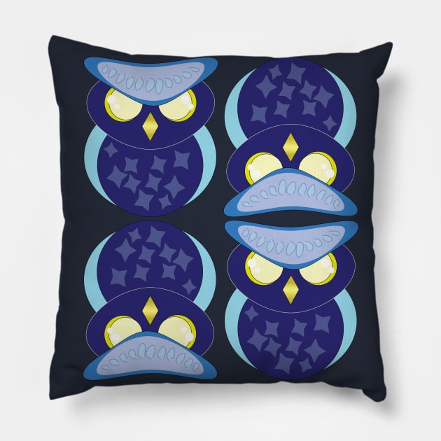 pattern owl Pillow by Sassifrassically's  'Swasome Shop